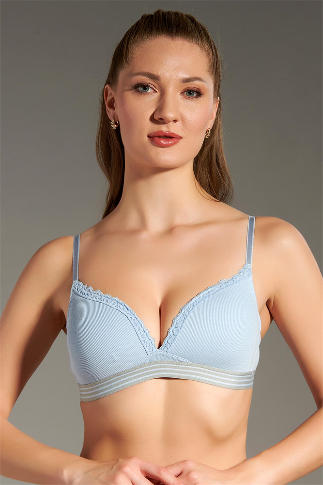 Lace Detail Unpadded Kids Bra C18132 